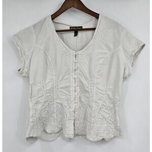 Vintage Gretty Zueger Romantic Bohemian Blouse – 1X